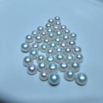 Rose Manta Half-Drilled Freshwater Pearl Beads 10-11mm, 4A Quality for DIY Earrings Stud Earrings
