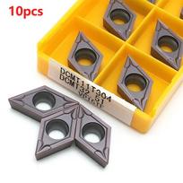 Achieve High Accuracy with 10pcs DCMT11T304 Carbide Insert for Milling VP15TF
