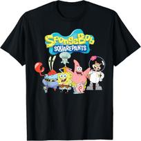 Spongebob Squarepants Friends T-Shirt T-Shirt S įvairiaspalvis