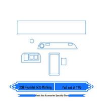 Screen Protector and Interior Film for 23-25 Santa Fe, Tucson, and ix35