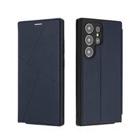 Samsung S25 Flip Ultra Odinis Telefono dėklas - Pilna Apsauga, Lengvas, Magnetinis Kortelės Lizdas Galaxy S25 Ultra vidurnakčio mėlyna spalva