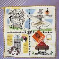 Mail delivery available Ghibli goods Howls Moving Castle mini towel friends (2024) (single item set selection) Studio gift handkerchief entrance Howl
