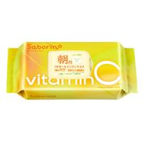 Saborino Morning Sheet Mask Bitatto C Face Sheet Mask for Morning Vitamin 1 Minute Every No Washing Large Pore (30 sheets) - Mask, Use, C,