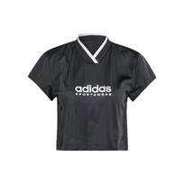 (WMNS) adidas Tiro Colorblock Crop T-Shirt 'Black' Women's IB4758 M