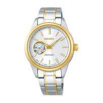 SEIKO SELECTION SSDE008 Made in Mechanical Automatic manual Open Silver Yellow White Stainless Steel [Seiko Watch] Ladies' Watch, Japan, (with