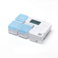 7 Day Smart Pill Storage Box Timing Alarm Weekly Pills Container  Timed Pill mėlyna