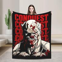 Invincible Heroes Get Grimy Street Comic Blankets Flannel Spring/Autumn Portable Warm Throw Blanket for Home Car Bedspreads 130x150cm