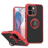 Armor Shockproof Matte Case For OPPO A6 Pro 5G 4G Cover Ring Magnetic Stand Holder Back Shell Coque Fundas OPPO A6 Pro 4G raudona