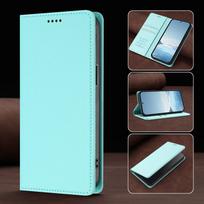 For OPPO A6X A6T A6S A6K A6 Pro 5G 4G Flip Case Anti-theft Leather Book Funda OPPO A6 Pro Case Magnetic Wallet Shell Phone A6 X OPPO A6X 5G mėtų žalios spalvos