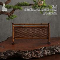 Bamboo Tea Ceremony Fence Miniature Model Japanese Zen Garden Decor Tabletop Screen