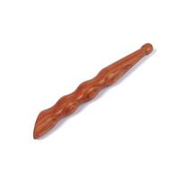 Muscle Relaxation Reflexology Massager Tool Muscle Roller Stick Foot Spa Tool Body Massage Stick Red Sandalwood