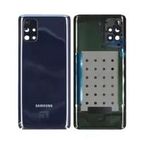 Cache batterie vitre arrière - SAMSUNG - Galaxy M51 (M515) - Premium - Noir - Pièce détachée