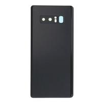 Vitre arrière - SAMSUNG - Galaxy Note 8 5G - Noir - Adhésif inclus - Sans logo