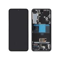 Ecran LCD et vitre tactile - SAMSUNG - Galaxy S22 (S901B) - Original - Graphite - Assemblés sur châssis