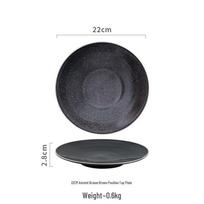 High-end Retro Ceramic Western Steak & Vegetable Plate – Creative Household Tableware