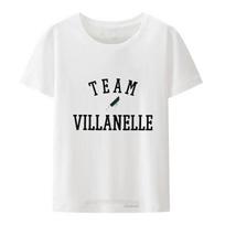 TEAM VILLANELLE Hipster TShirts Killing Eve Female Breathable Graphic Modal Streetwear T Shirt O Neck XS4XL S