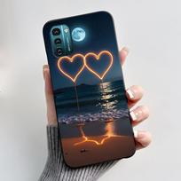 For Nokia G21 G11 Plus Case Cute Love Rabbit Cartoon Black TPU Silicone Soft Cover For NokiaG21 G 11 G11Plus Bumper Phone Case Nokia G11 Plus