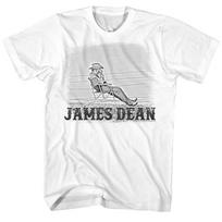 James Dean - Chair Fence - Short Sleeve -  - Children's T-shirt 120