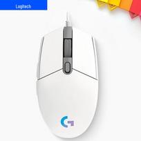 Logitech G102 LIGHTSYNC Wired Gaming Mouse balta