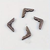 50/12PCS Bronze Metal Book Corners For Photo Albums Menus Folders DIY Scrapbooking Decor Corner Protectors