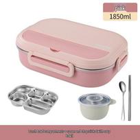 304 Stainless Steel Insulated Lunch Box with Lid, Large Capacity for Adults, Office & Student Use, Microwave Safe Bento Box Large 3200ml