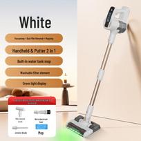 High-Efficiency Home Mite Remover: Wireless Electric Roller Brush Vacuum with Mop & Dust Display English - UK/US Adapter