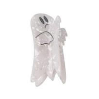 Ghost Halloween Shark Clip Waterproof Acetic Acid Hair Claw Pumpkin Shark Clip  Women Style 1