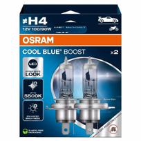 2X Osram H4 Cool Blue Boost Led Hyper White Look 5500K Xenon