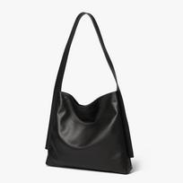Lazy Style, Large-capacity Tote Bag, Top Layer Leather, Simple Mother-and-child Bag, Underarm Bag, Niche Commuting Single-shoulder Bag juoda
