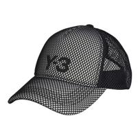 Y-3 Laisvalaikio Universalus Lauko Sportinis Skrybėlaitė Poliesterio Snapelis Unisex Kepurės Juoda Balta 52-JP1141 S gray