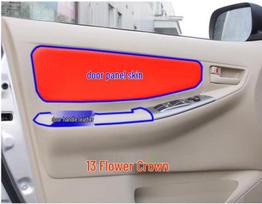 Toyota Corolla Door Panel Leather Wrap Armrest Cover - Custom Fit.