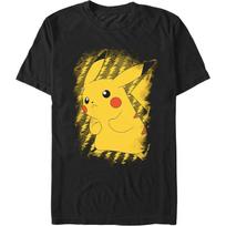 Fifth Sun Mens Pikachu Battle StanceT-Shirt S juoda