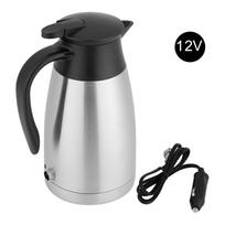 12V 1000ml Nerūdijančio Plieno Automobilinis Šildomas Elektrinis Virdulys, Atsparus Rūdims, Indikatoriaus Lemputė, Maistinis Silikonas