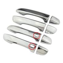 Skirta Volkswagen VW Tiguan 2017-2024 Durų rankenos dangtelio apdaila Anglies pluošto spalva Modifikuoti Remontuoti Chrome apdailos apsaugos lipduką