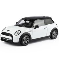 1/18 BMW Mini Cooper S Lydinio Metalo Diecast Modelis Automobilis Namų Madingi Papuošalai & Kompiuterio Darbalaukio Dekoracija Aukšto Realistiškumo Transporto Priemonė balta