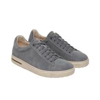 Birkenstock Bend Suede Round Toe Low Top Casual Shoes Grey Narrow Fit 1029607 37