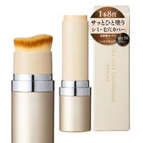 KAMIKA Silky Stick Foundation Foundation with Beige 11g Glowing Finish All-in-One SPF50/PA+++ Brush, Foundation, Touch-up, Portable, (Beige)