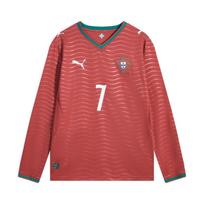 PUMA Portugalija 2026 ilgomis rankovėmis namų marškinėliai žaidėjo 'Club Red Green Lagoon' vyriški 788142-77 XXL brown