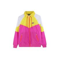 Nike Sports Windproof Colorblock Hooded Jacket Yellow Purple Yellowpurple Men's AR2210-623 XXL
