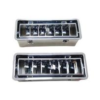 New!Motorcycle Accessories Front Air Vent Grille Cover Chrome For Honda Goldwing GL1500 1988-2000 gray