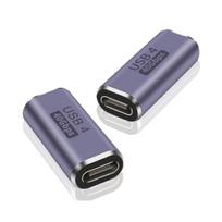 Usb Type C 3.2 100w Female To Female Extender 40gbps 8k Adapter Usb4 Connector New