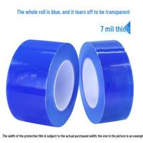 Jewelry and Watch PVC Electrostatic Protective Film mėlyna spalva