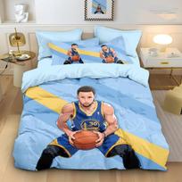 Fashion Basketball Star S-Stephen C-Curry Print Bedding Sets Bed Supplies Set Duvet Cover Bed Comforter Set Gift 100x135cm-2pcs