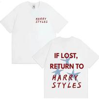 Harry Styles Fashion Double Sided Print Gothic T-Shirt Classic Aesthetic Casual Comfortable Men O-Neck Y2K Tee Shirts Streetwear S įvairiaspalvis