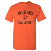 Bowling Green Falcons Arch Logo Cross Country T-Shirt - Orange S