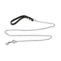 Metal Anti Bite Towing Leash Dog Necklace Long Strong Control Outdoor Walking Dog Chain Pet Traction Rope Pet Supplies Dog Lead juoda