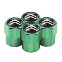 4pcs Car Styling Metal Car Wheel Tire Valve Air Stem Cap Covers For Citroen C4 Picasso Xsara C5 Aircross Cactus C1 C2 C3 C6 C8