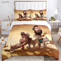 3D Printed Film Bud Spencer Terence Hill Bedding Set Teens Duvet Covers Pillowcases For Teens Single_Double_Queen_King EU Single 90x200cm
