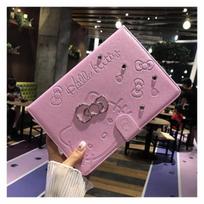 Sanrio Hello Kitty dėklas iPad 10-osios, 7/8/9 kartos 10.2 planšetiniams kompiuteriams, dangtelis iPad Pro 11, Mini 4 5 6, Air 4 5, deimantinis PU odos išmanusis dangtelis iPad Mini6 8.3in rožinė