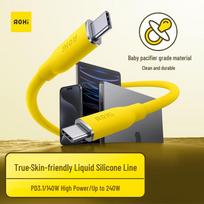 Aohi 140W Liquid Silicone Type-C Fast Charging Cable